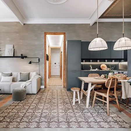 Tella - 2 Bedrooms And Office In Eixample Esquerra Barcelone