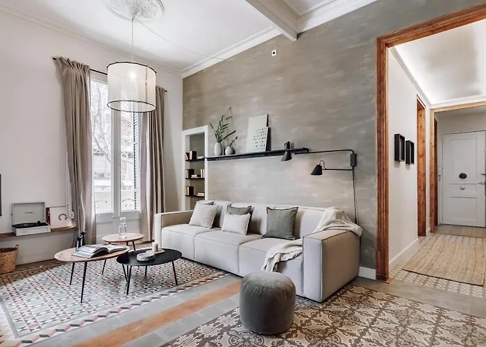 Lägenhet Tella - 2 Bedrooms And Office In Eixample Esquerra Barcelona